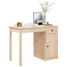Vidaxl Desk 100X50X75 Cm Solid Wood Pine Desks - thumbnail 4