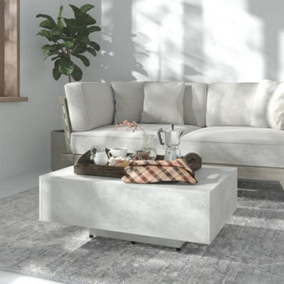 Vidaxl Coffee Table Concrete Grey 85X55X31 Cm Engineered Wood - image 1