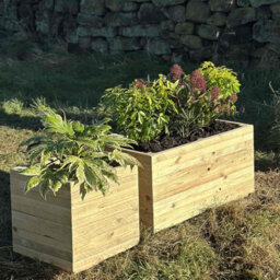 Timber Foundry Modern Garden Planter Sensual Soft White L65 X W40 X H48Cm 70 Litres - thumbnail 5