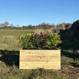 Timber Foundry Modern Garden Planter Sensual Soft White L65 X W40 X H48Cm 70 Litres - thumbnail 2
