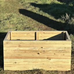 Timber Foundry Modern Garden Planter Sensual Soft White L65 X W40 X H48Cm 70 Litres - thumbnail 3