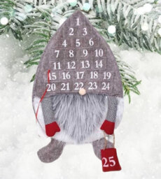 Tallon Grey Plush Gonk Christmas Advent Calendar Countdown To Christmas