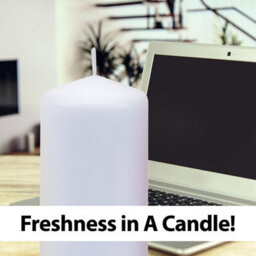 Fresh Linen 15Cm Pillar Candle Luxury Scented White Decor - thumbnail 4
