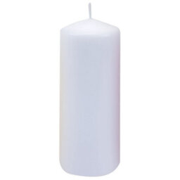 Fresh Linen 15Cm Pillar Candle Luxury Scented White Decor