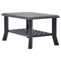 Vidaxl Coffee Table Anthracite 90X60X46 Cm Plastic - thumbnail 2