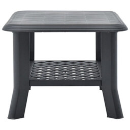 Vidaxl Coffee Table Anthracite 90X60X46 Cm Plastic - thumbnail 4