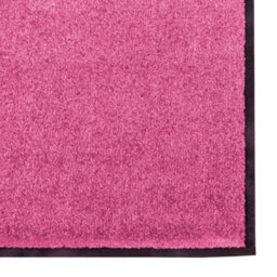 Berkfield Pink Washable Doormat 120X300 Cm - thumbnail 3