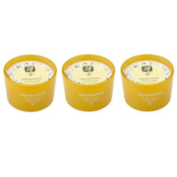 Pack Of 3 Pan Aroma Lemongrass Scented Jar Candles 85G - thumbnail 1