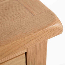Surrey Oak 3 Drawer Chest Fully Assembled - By Roseland Furniture - thumbnail 7