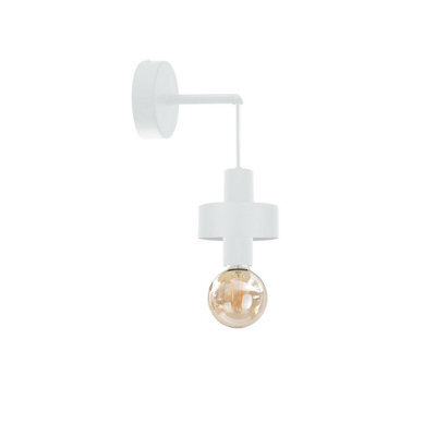 Luminosa Lighting Luminosa Unica Wall Lamp White, 12Cm, 1X E27