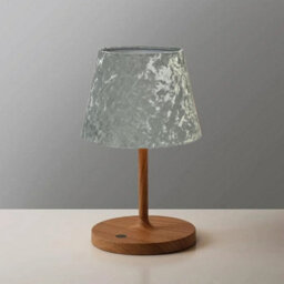 Modern Velvet Tapered Lampshade Silver Fabric Shade For Ceiling Pendant Or Table Lamp 9 Inch - thumbnail 2