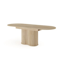 Arte Lovi Extending Dining Table 180Cm - Oak Cremona Modern Table With Smooth Extension Mechanism - thumbnail 5