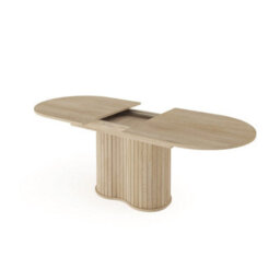 Arte Lovi Extending Dining Table 180Cm - Oak Cremona Modern Table With Smooth Extension Mechanism - thumbnail 3