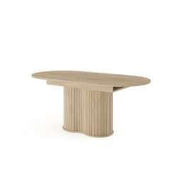 Arte Lovi Extending Dining Table 180Cm - Oak Cremona Modern Table With Smooth Extension Mechanism - thumbnail 1