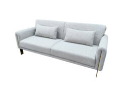 DS Living Como 2 Seater Sofa Bed In Grey Or Silver - thumbnail 3