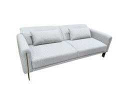 DS Living Como 2 Seater Sofa Bed In Grey Or Silver - thumbnail 4