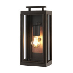 Luminosa Lighting Elstead Hinkley Sutcliffe Outdoor 1 Light Wall Lantern Oil Rubbed Bronze Ip44 - thumbnail 1