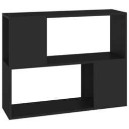Berkfield Classic Tv Cabinet Black 80X24X63 Cm Engineered Wood - thumbnail 1