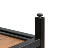 Aspect Furniture Westwood Industrial Side End Table, Vintage/black - thumbnail 6