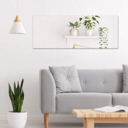 Garden Sanctuary Waterproof Wall Mounted Design Full Length Self Adhesive Pet Mirror Sheet 50 X 200 Cm - thumbnail 2