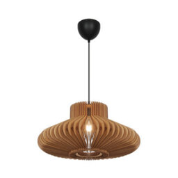 Nordlux Manago Wood Pendant Light Easy Assemble Brown,mains - thumbnail 4