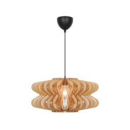 Nordlux Manago Wood Pendant Light Easy Assemble Brown,mains - thumbnail 5