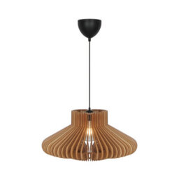 Nordlux Manago Wood Pendant Light Easy Assemble Brown,mains - thumbnail 3