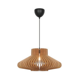 Nordlux Manago Wood Pendant Light Easy Assemble Brown,mains - thumbnail 2