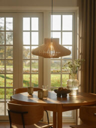 Nordlux Manago Wood Pendant Light Easy Assemble Brown,mains - thumbnail 9