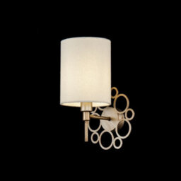 Luminosa Lighting Luminosa Anna Wall Candle Lamp Gold Antique, 1 Light, E14 - thumbnail 2