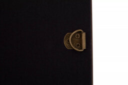 Orsina Elegant Design Brown And White Genuine Leather Wall Mirror - thumbnail 4