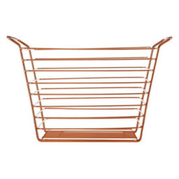 Orsina Shine Large Gold Finish Wire Basket - thumbnail 2
