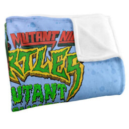 Teenage Mutant Ninja Turtles: Mutant Mayhem Turtle Teens Silky Supersoft Blanket Multicoloured (152Cm X 127Cm) - thumbnail 3