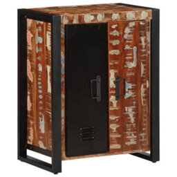 Vidaxl Sideboard Multicolour 55X35X70 Cm Solid Wood Reclaimed - thumbnail 3