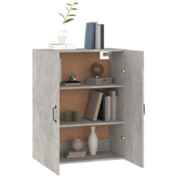 Vidaxl Hanging Cabinet Concrete Grey 69,5X34X90 Cm Engineered Wood - thumbnail 5