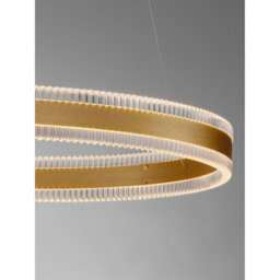 Luminosa Lighting Luminosa Alaro 60Cm Integrated Led Pendant Ceiling Light Brass Gold Triac Dimmable Led 46W 3067Lm 3000K - thumbnail 5