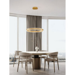 Luminosa Lighting Luminosa Alaro 60Cm Integrated Led Pendant Ceiling Light Brass Gold Triac Dimmable Led 46W 3067Lm 3000K - thumbnail 2