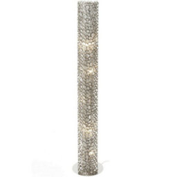 Buttercup Farm Venus Tube G9 40W Standard Lamp - Iron - L25 X W25 X H152 Cm - Silver - thumbnail 2