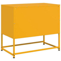 Berkfield Industrial Tv Cabinet Mustard Yellow 68X39X60.5 Cm Steel - thumbnail 8