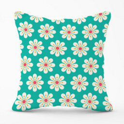 Warren Reed Designer Daisy Pattern Outdoor Cushion 45Cm X 45Cm - thumbnail 1