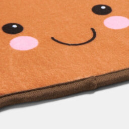 Ohs Character Novelty Bath Mat Soft Velvet Quick Dry Non-Slip Shower Rug - thumbnail 6