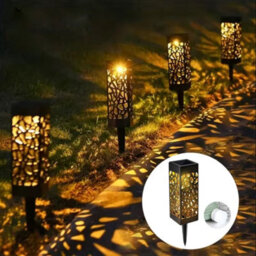 8Pc Solar Powered Led Stake Lights Garden Patio Lawn Lighting Waterproof Outdoor - thumbnail 1