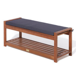 Rowlinson Occasional Hardwood Two Seater Bench - thumbnail 6