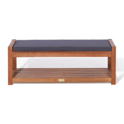 Rowlinson Occasional Hardwood Two Seater Bench - thumbnail 7