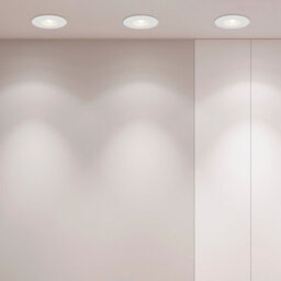 Lighting Collection Cantho White Led Recessed Spotlight, Pack Of 3 - thumbnail 1