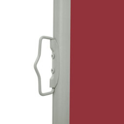 Berkfield Patio Retractable Side Awning 170X300 Cm Red - thumbnail 4
