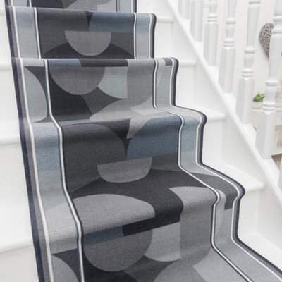 Malis Stair Runner - Hardwearing, Non-Slip & Durable Carpet For Stairs & Staircases, Multiple Lengths - image 1
