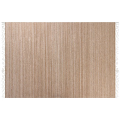 Beliani Rug Malhia Sand Beige 160 X 230 Cm - image 1