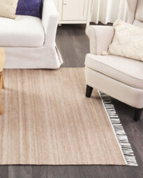 Beliani Rug Malhia Sand Beige 160 X 230 Cm - thumbnail 2