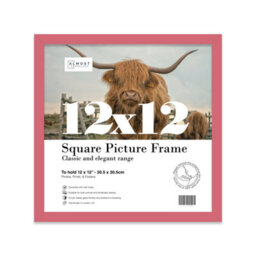 12X12 Pink Picture Frame (30.5 X 30.5Cm) Poster, Photo, Artwork, Gallery Wall Or Print - thumbnail 1